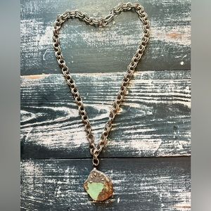 Handmade Boutique Turquoise Pendant & Necklace
